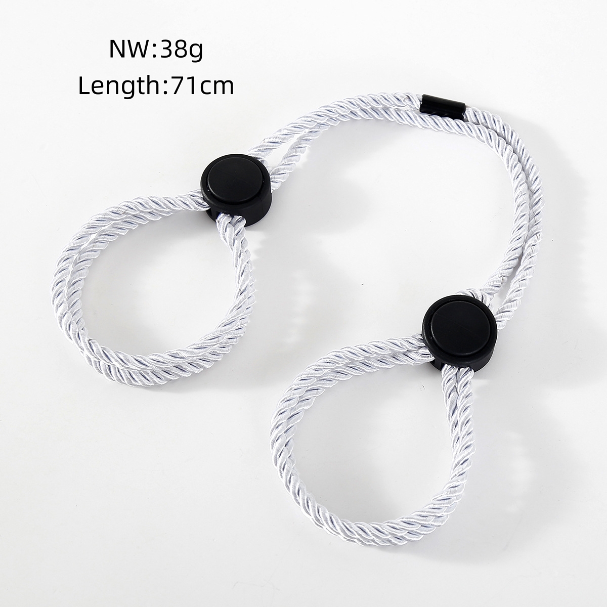 Algemas de corda de algodão multifuncional, punhos de perna adequados para homens e mulheres, bondage touch, divertido, fetiche, escravo, dramatização