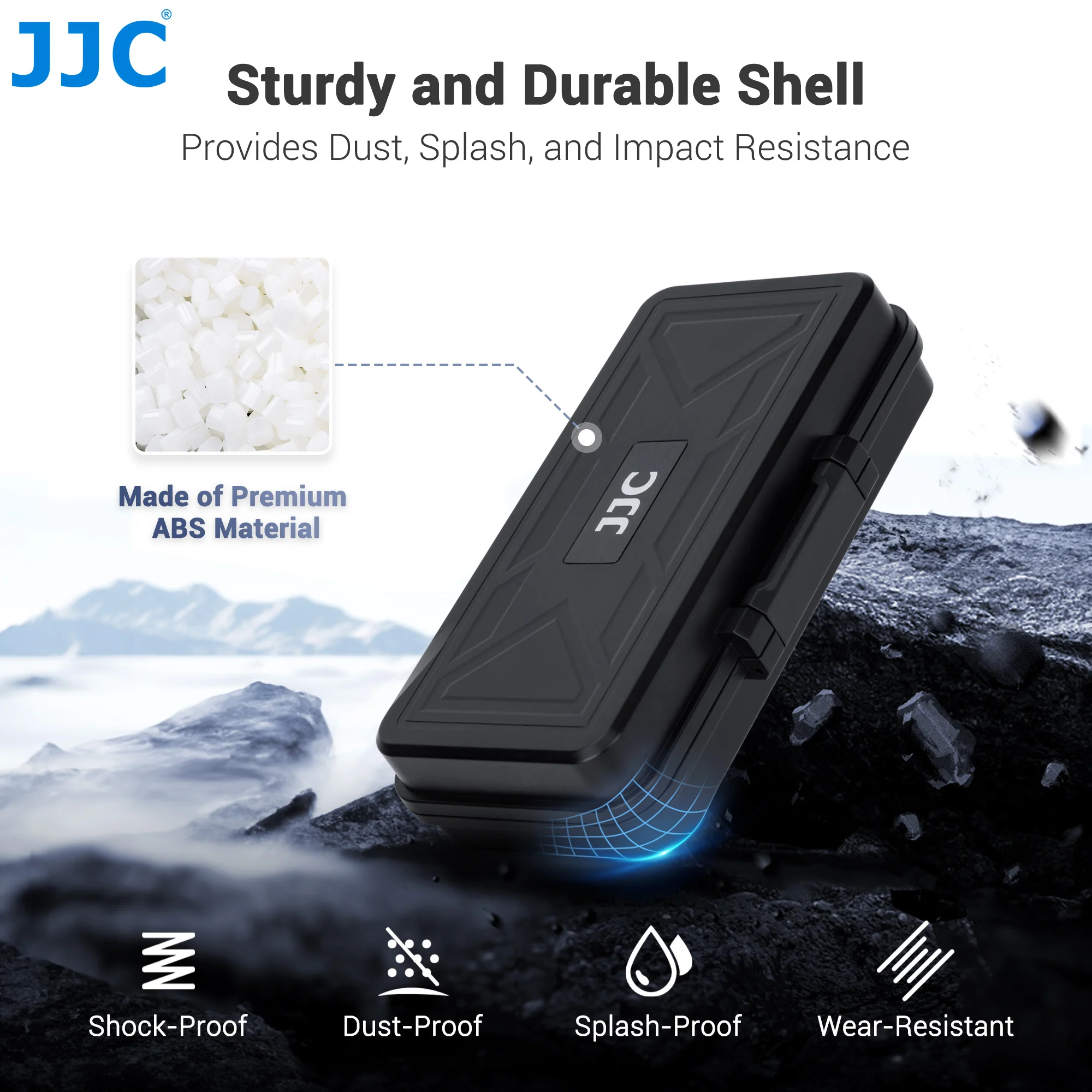 JJC Camera Batterij Geheugenkaart Opbergtas voor 6 SD-kaart 6 CFexpress Type-B/XQD 5 CFexpress Type-A Kaarten 3 Camera Batterijen