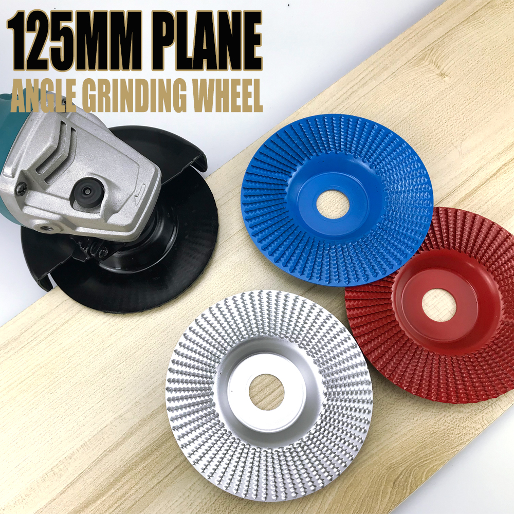 125 ミリメートル平面ベベルアングル砥石木材研磨ホイール木彫りサンディングツール研磨ディスクツールアングルグラインダー用