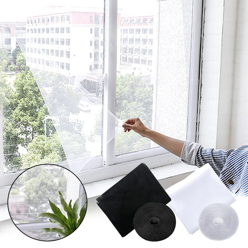 Mosquitera antimosquitos para interiores, cortina de malla para mosquitos, Protector para el hogar, red para ventana, suministros duraderos para el hogar de alta calidad