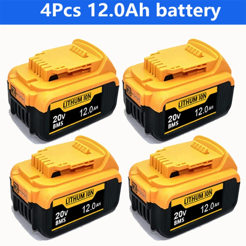 for Dewalt original 20V rechargeable tool battery  DCB200  DCB201 DCB206 18V 20v 6AH 8AH 12AH .For Dewalt 18V 20V tool battery
