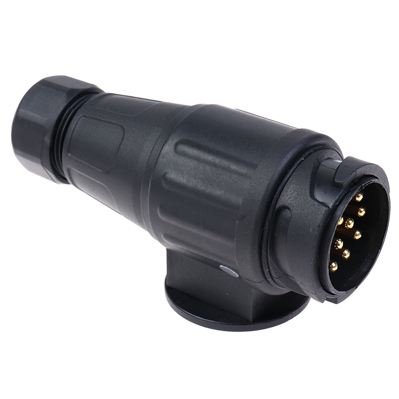 1pc 12V 13 Pin Anhänger Stecker Wasserdicht Anhänger 13 Pole Elektrische Stecker Verdrahtung Stecker Adapter Anhänger Für fahrzeug RV