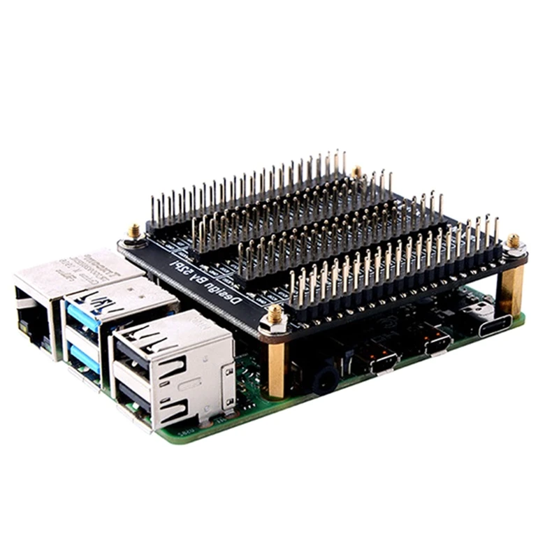 GPIO Expansion Board Replace For Raspberry Pi 40Pin Quad IO Multiplexer Module With Screws 4B/3B+ Multifunction Module