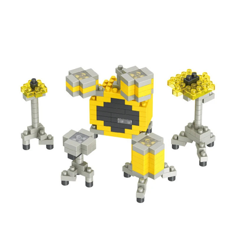 MOC เครื่องดนตรี Building Blocks เพลง Series พลาสติก ABS มินิเปียโนกีตาร์ DIY Assembly อิฐของเล่นเพื่อการศึกษาเด็ก