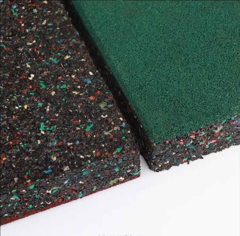 พื้นยิมยางกันลื่น 25 มม. พื้นยิมกลางแจ้งยาง