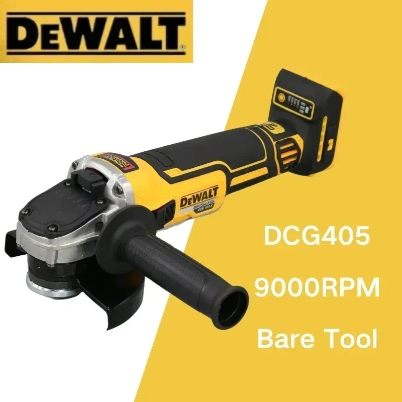 DEWALT-amoladora angular de litio de alta potencia, máquina pulidora multifuncional, cortadora Industrial, interruptor de empuje lateral