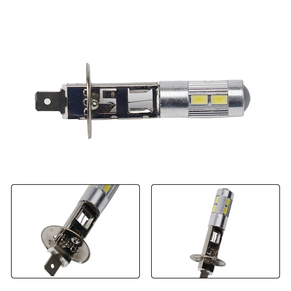 1Pc Car H4 H7 H1 H3 LED Front Fogs Lights Lamps Beads 5630-33SMD 12V 1A  Aluminum Alloy Color 6000K Car Auto Accessories