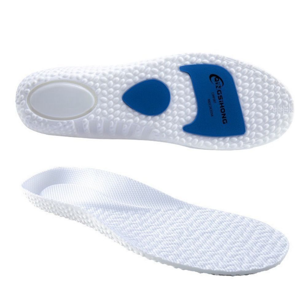 1 Paar Upgrade Sport Stoßdämpfung Einlegesohle PU Memory Foam Atmungsaktive Arch Support Orthopädische Schuhe Pad für Männer Frauen Fußpflege