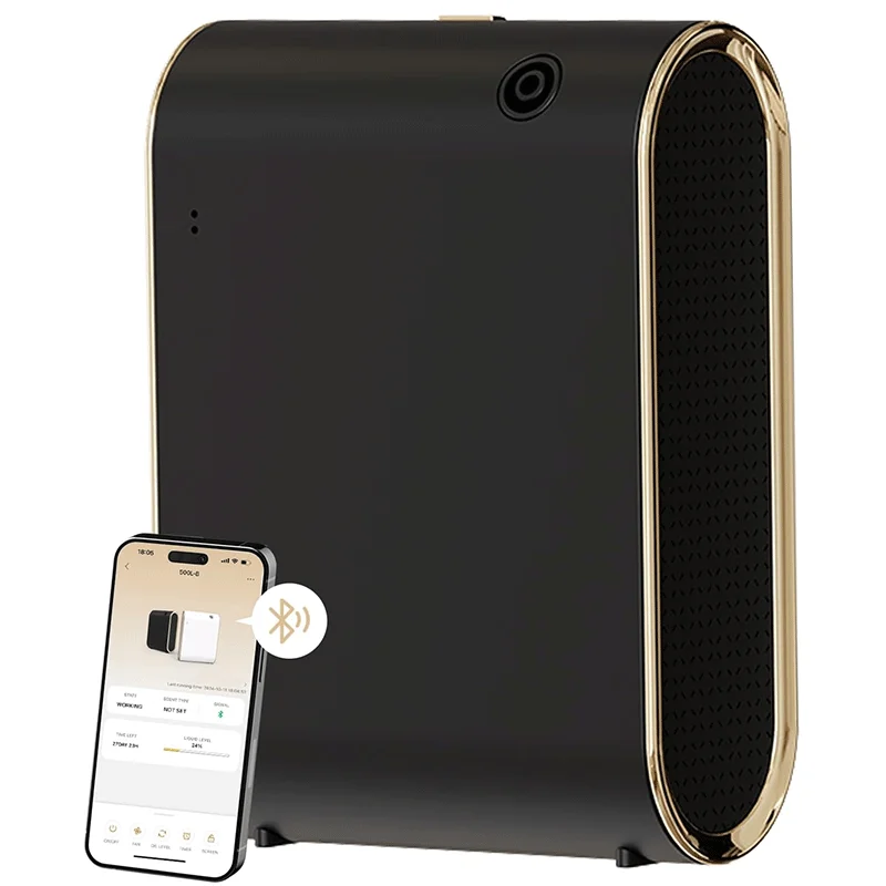 Безводный диффузор ароматов с Bluetooth, умная машина для дома, диффузор эфирного масла, 1500 кв. футов, ароматический диффузор