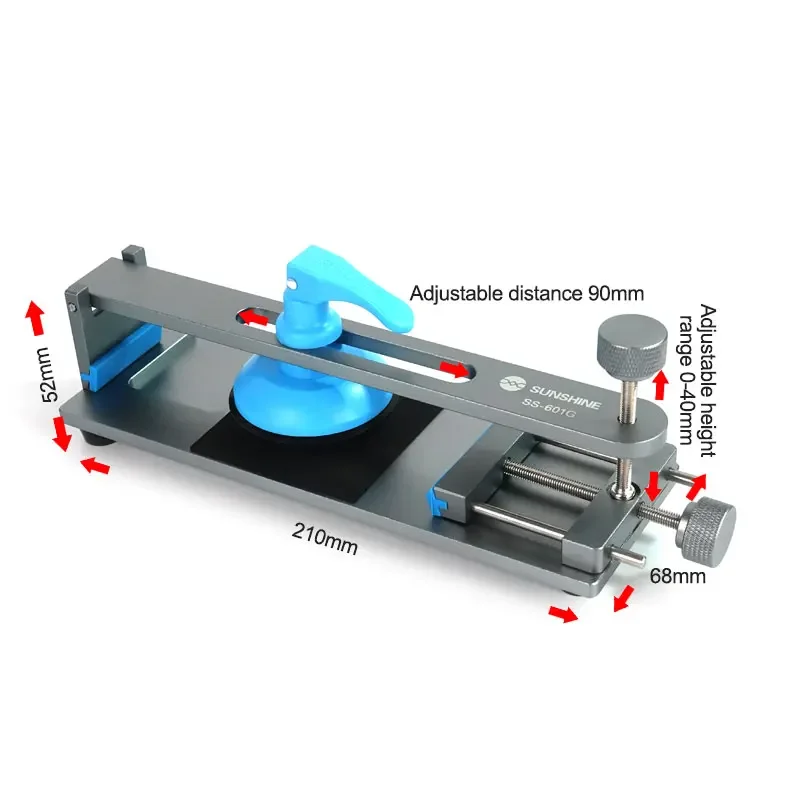 SUNSHINE SS-601G LCD-scherm Separator Mobiele telefoon Gratis verwarming Scherm Snelle verwijdering Klemarmatuur Tablet Splitter Tool