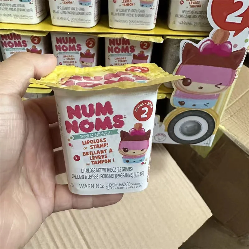 Sorpresa Num Noms Slime tan deliciosas juguetes sorpresa para niñas esponjoso Slime maquillaje misterioso brillo de labios olor Snackables muñecas Kawaii