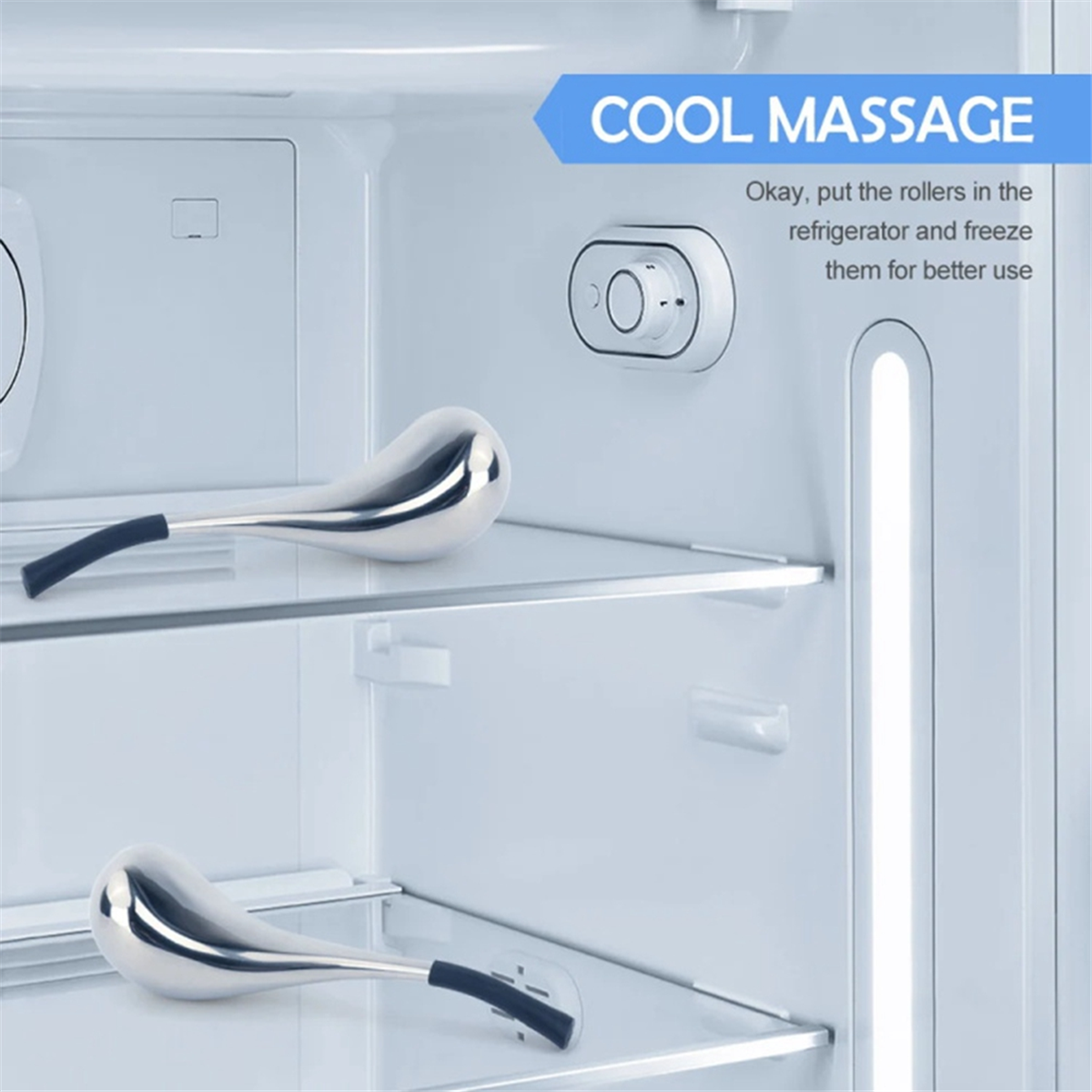 A71P Cooling Beauty Sticks Ice Wave Ball Massage Oogsalon Huidverzorgingshulpmiddelen voor meisjes Dames Spa Cold Roller