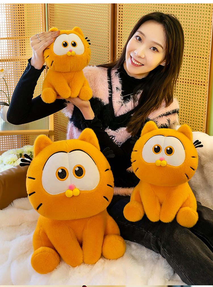 Cartoon Anime Garfield Plsuh Spielzeug Daunen Baumwolle Füllung Baby Beschwichtigen und Begleiten Puppe Kawaii Zimmer Dekoration Kinder Geschenke