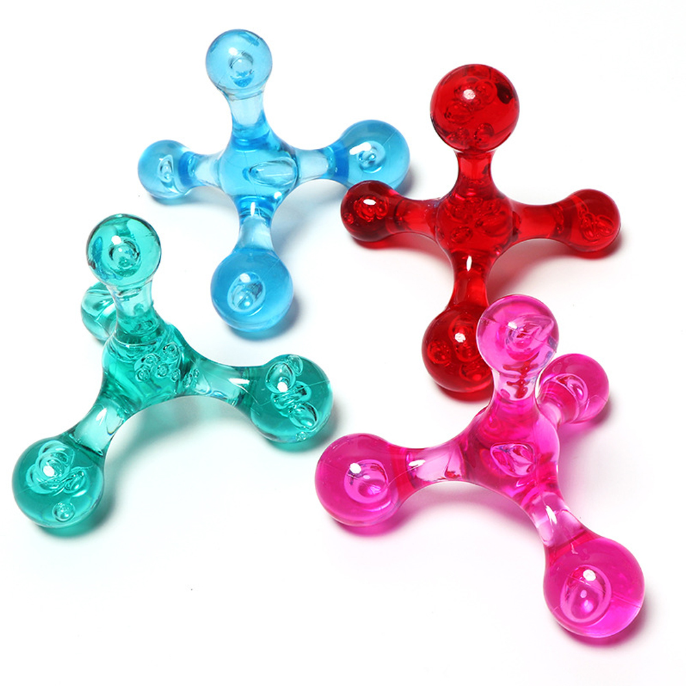 1 шт. ручные массажеры, глубокие ткани для спины, 4-ногие массажеры с эффектом нежного самомассажа