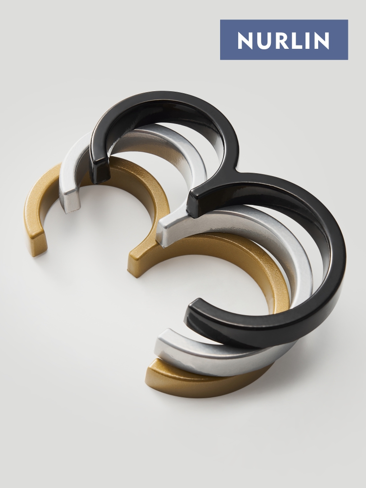 Nurlin 5 дюймов 125 мм Роскошная адреса Номера большого дома Современные золотые, черные, серебряные плавающие вывески Открытые цифры Знак почтового ящика