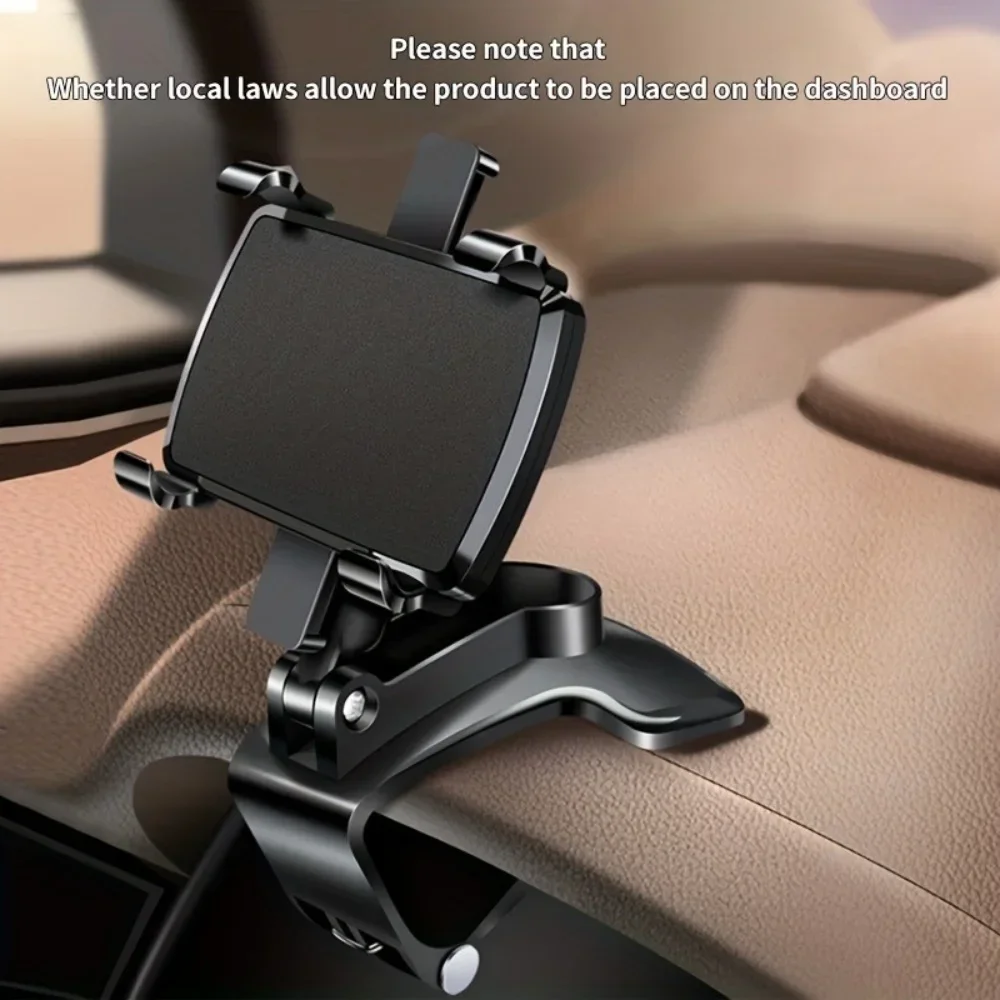 Soporte para móvil de coche, soporte Universal para teléfono para salpicadero, soporte de montaje con Clip fácil, soporte para teléfono móvil para navegación GPS, soporte colgante