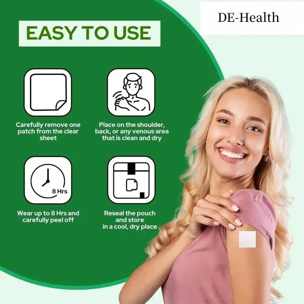 Nac Transdermal Patches N-acetyl Cysteine With Quercetin Support For Immune, Liver, & Lung 30 Patches