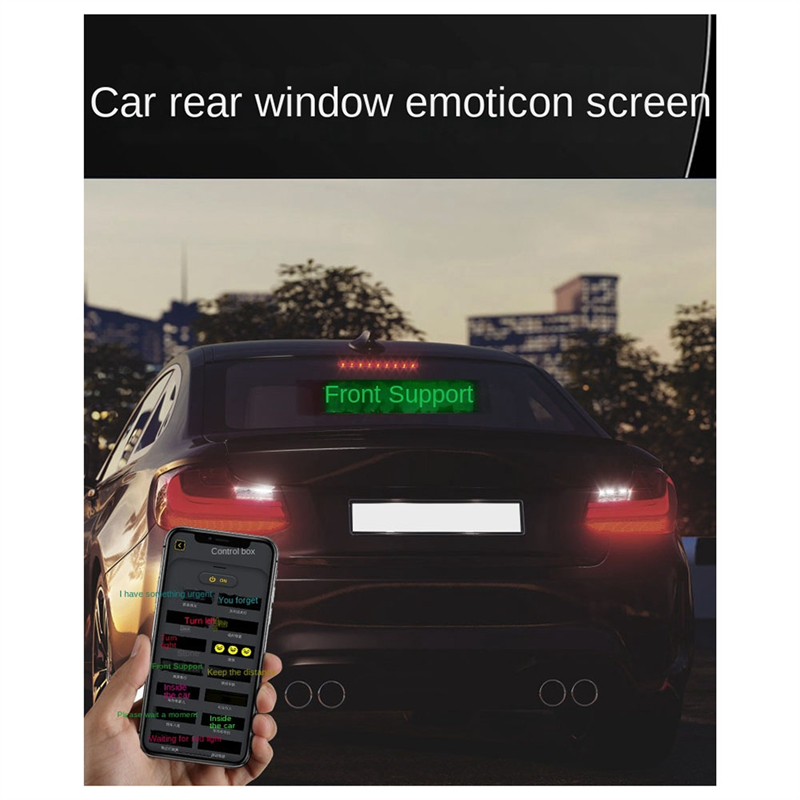 ELEC-LED Matrix Panel Programmable Flexible Screen IP65 Display Animation Message Scrolling Sign APP Control Cars Shop Bar