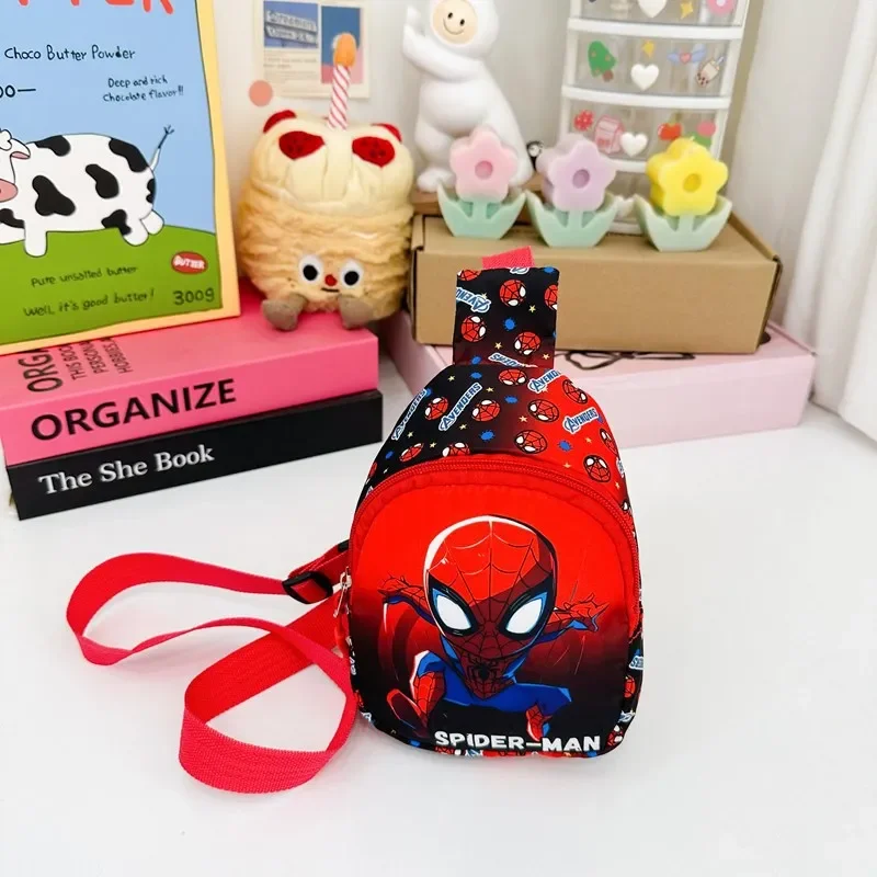 Nuova borsa a tracolla zaino per bambini Spider-Man Iron Man Capitan America borsa a tracolla per ragazzi e ragazze borsa a tracolla per monete da viaggio