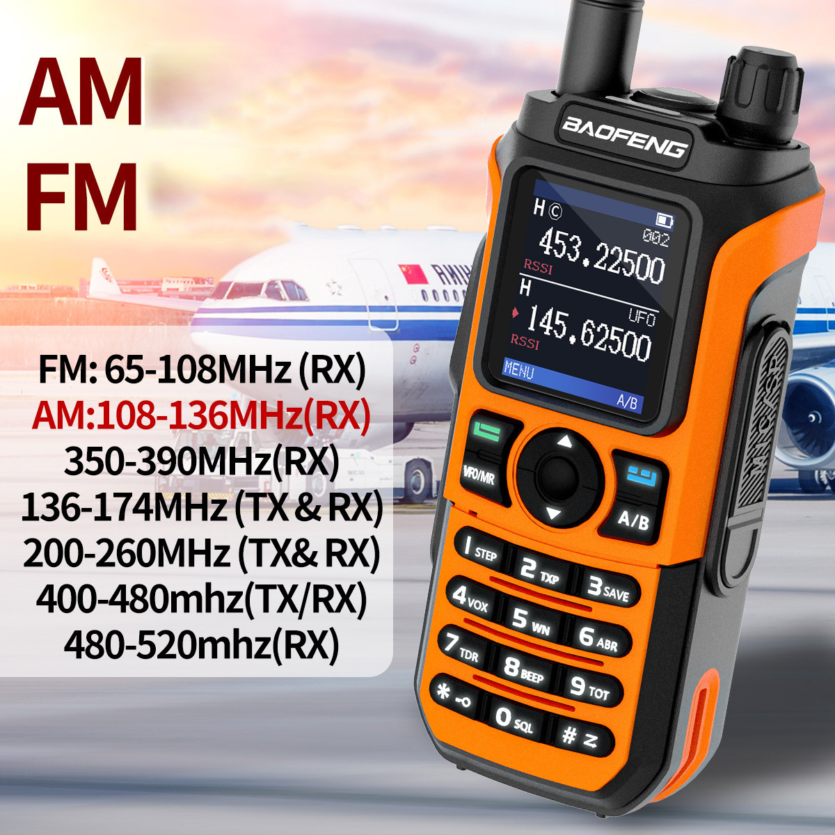 BAOFENG UV-21 Pro V2 Portable Long Range Walkie Talkie Wireless Copy Frequency Two Way Radios UV21 Pro V2 Communication Radios