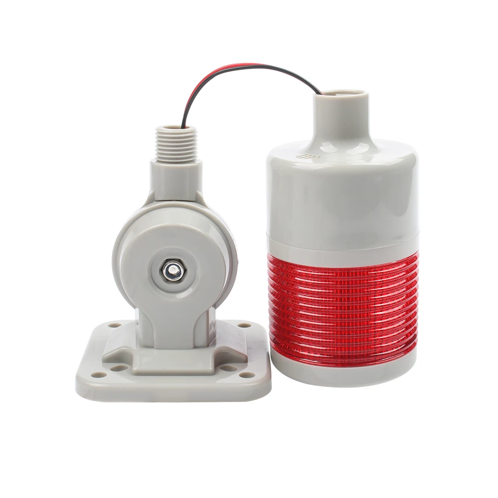 1-lagiges drehbares 180-Stapellicht, rot-gelbes Warnlicht, industriell für CNC-Maschine, 24 V, 12 V, stabiles Blinklicht, LED, 220 V
