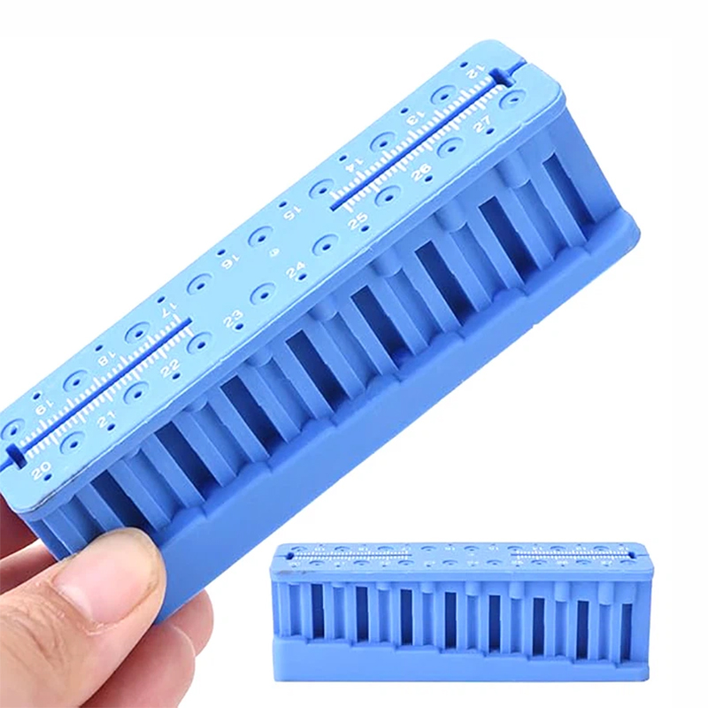 Dental Endo Dateien Messblock mit Lineal Endodontie Instrument Autoklavierbar Block Zahnarzt Instrument Halter Dental Werkzeuge