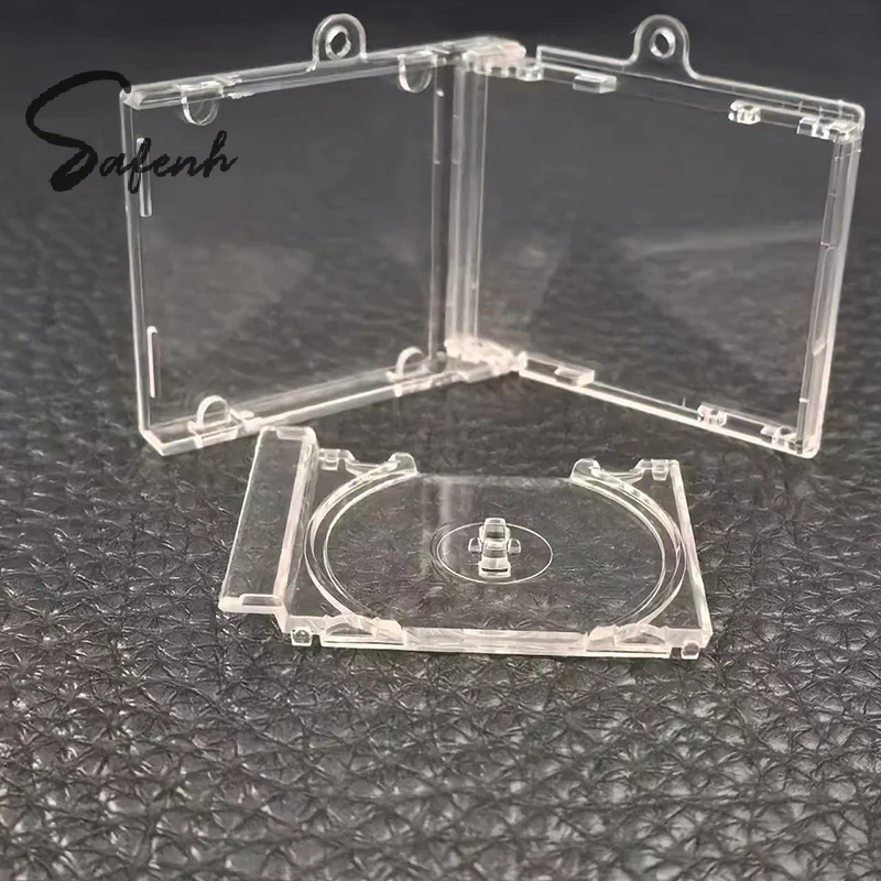 주변 기념 앨범 빈 미니 CD 케이스 펜던트, DIY 키체인 배낭 걸이식 장식, 1 개