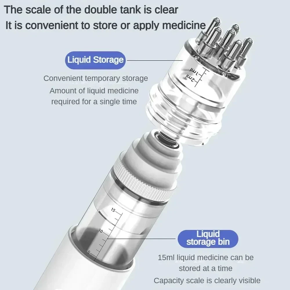 1pc Portable Scalp Applicator Liquid Comb Mini Massager Essential Oil Liquid Guiding Massager Anti Hair Loss Scalp Care Tool