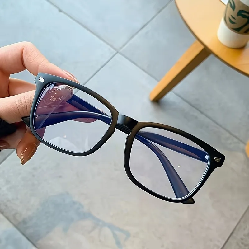 Vintage vierkante frame anti-blauwlichtbril voor dames Duurzaam pc-frame Ideaal voor lezen en computergebruik