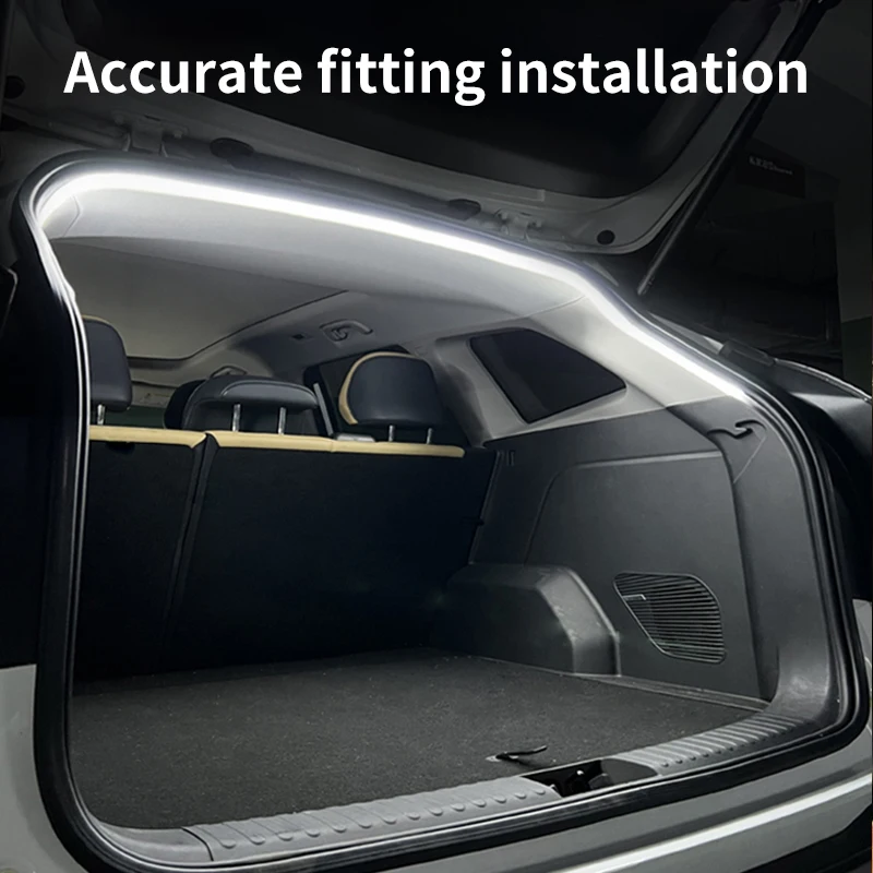 Auto hoge helderheid kofferbakverlichting omgevingslicht interieurdecoratie LED-bedrading gratis automatische detectie achterklep lichtstrip