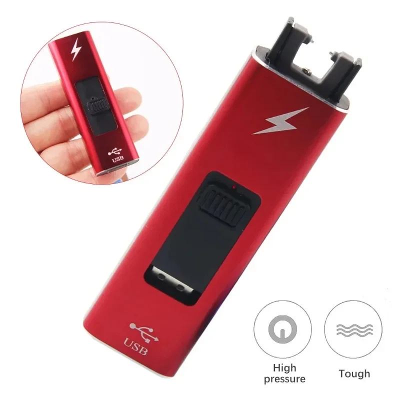 Новая Лидер продаж, плазменная USB-зарядка, ветрозащитная импульсная дуговая зажигалка, уличная беспламенная свеча, кухонная зажигалка для барбекю, мужские подарки