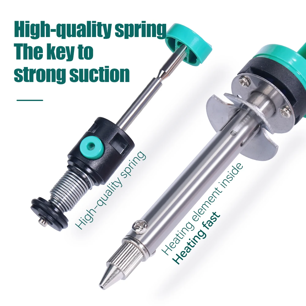 YIHUA 30W 929D-V fer à dessouder sous vide électrique pompe d'aspiration pistolet avec buse de soudage pour la réparation de soudure, soudure 110V 220V