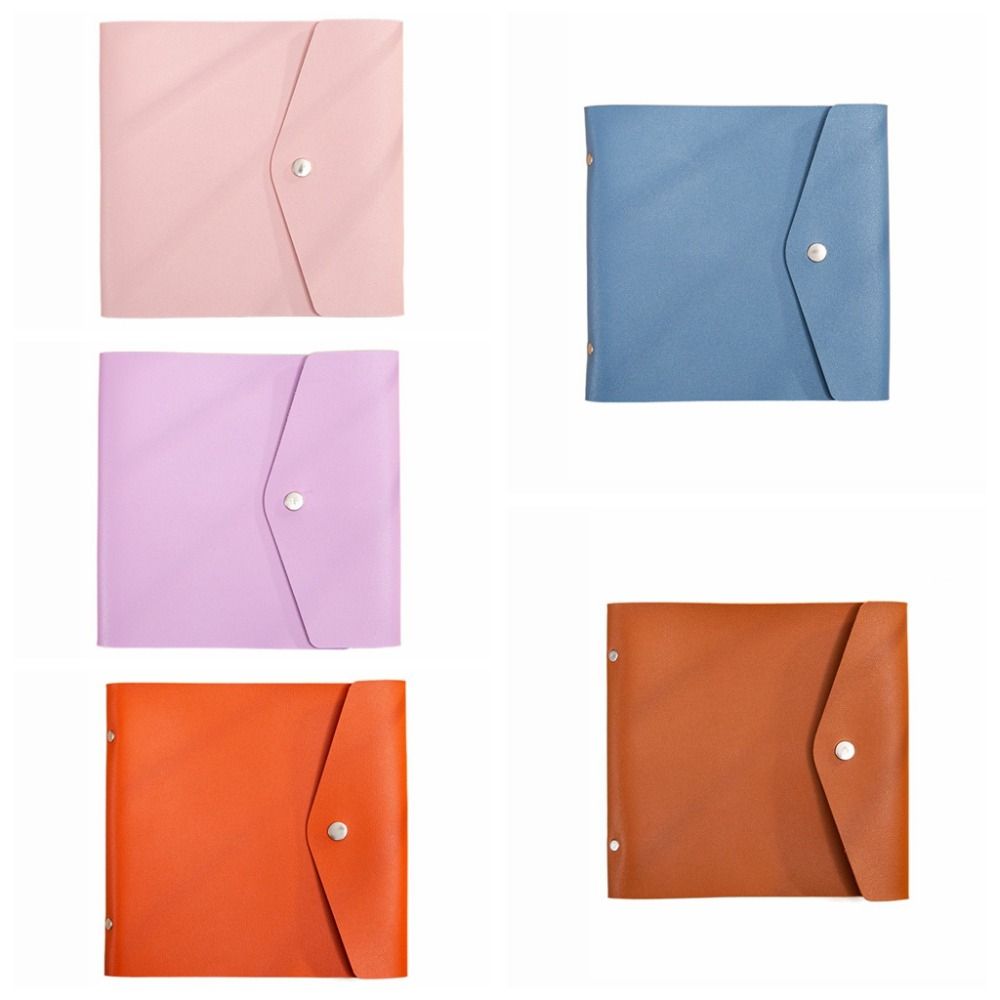 PU Leather Money Savings Challenge Simple Easy Cash Savings Binder Book Clear Portable Envelops Savings Challenges