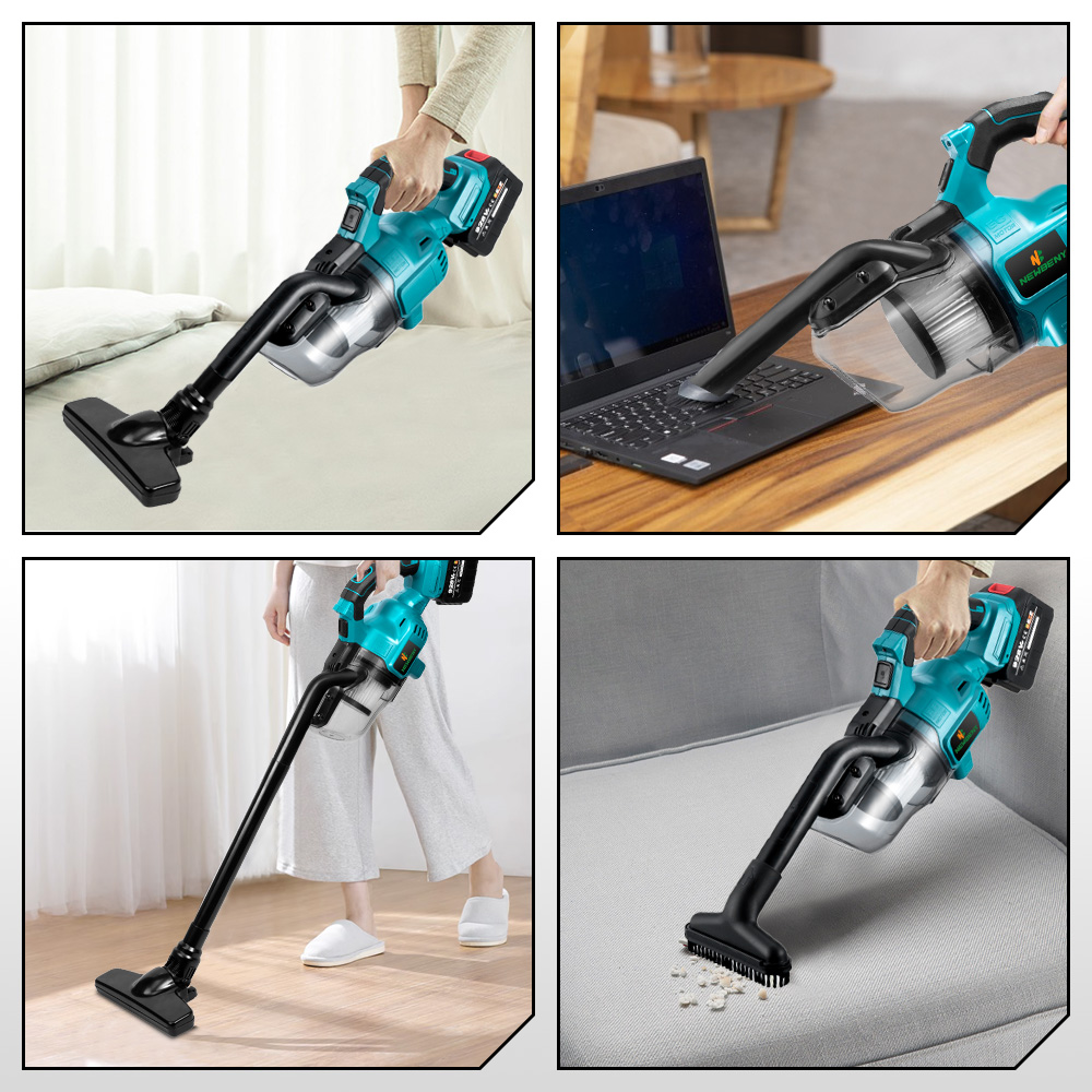 YOFIDRA 1000W Draadloze Elektrische Stofzuiger Efficiënte Oplaadbare Stofvanger Schoonmaken Power Tools Voor Makita Batterij Pin