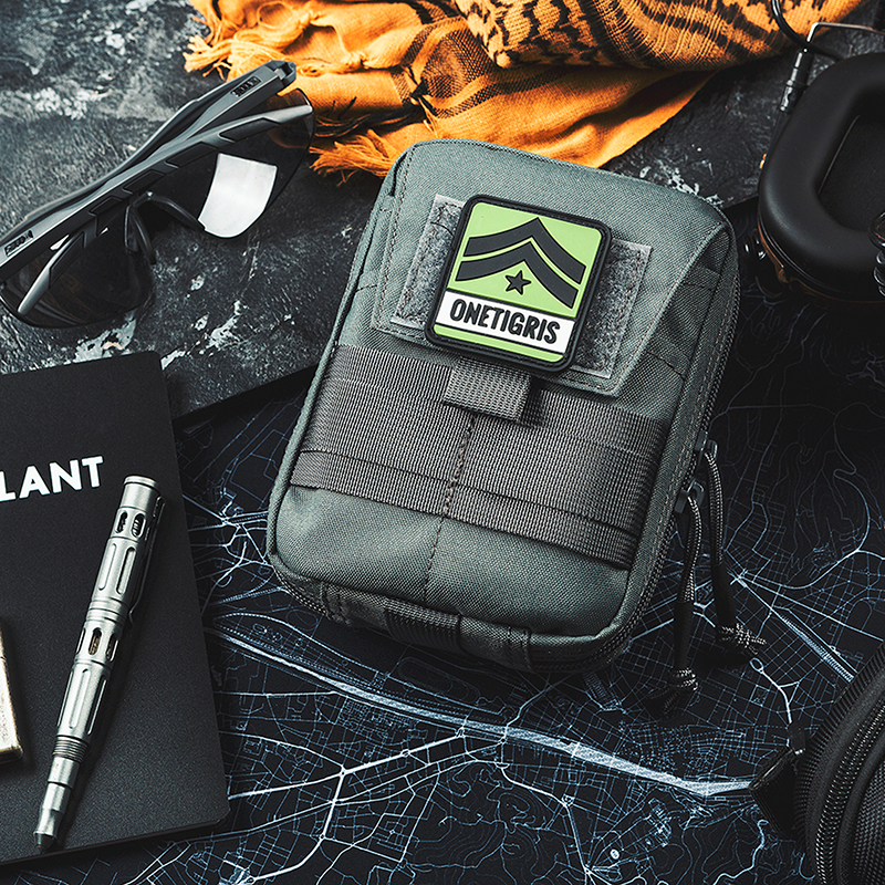 ONETIGRIS-bolsas MOLLE, organizador táctico, bolsillos médicos, dispositivo EDC, botiquín de primeros auxilios, bolsa emergente para tratamiento de acampada