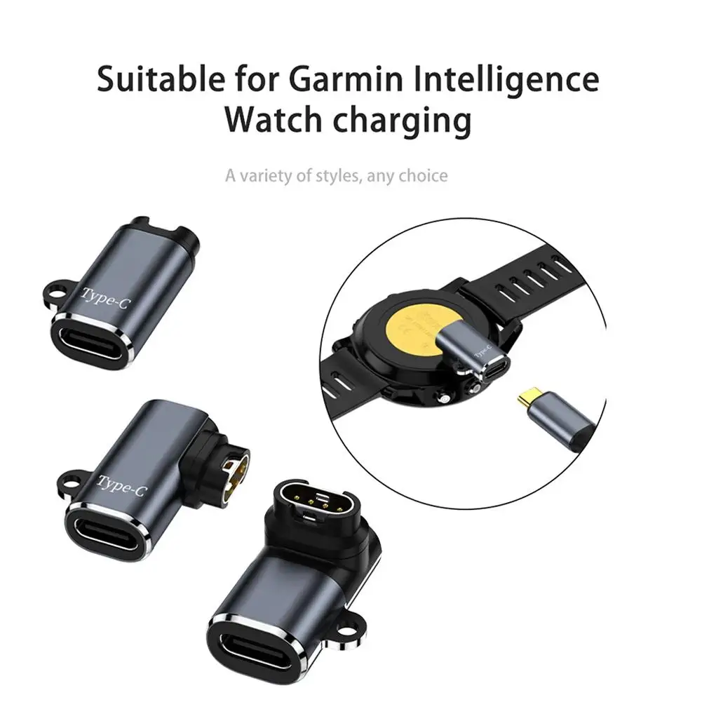 Адаптер зарядного устройства типа C для Garmin Fenix 7 7X 5S 6 6X 6S PRO, зарядный преобразователь для умных часов, аксессуары