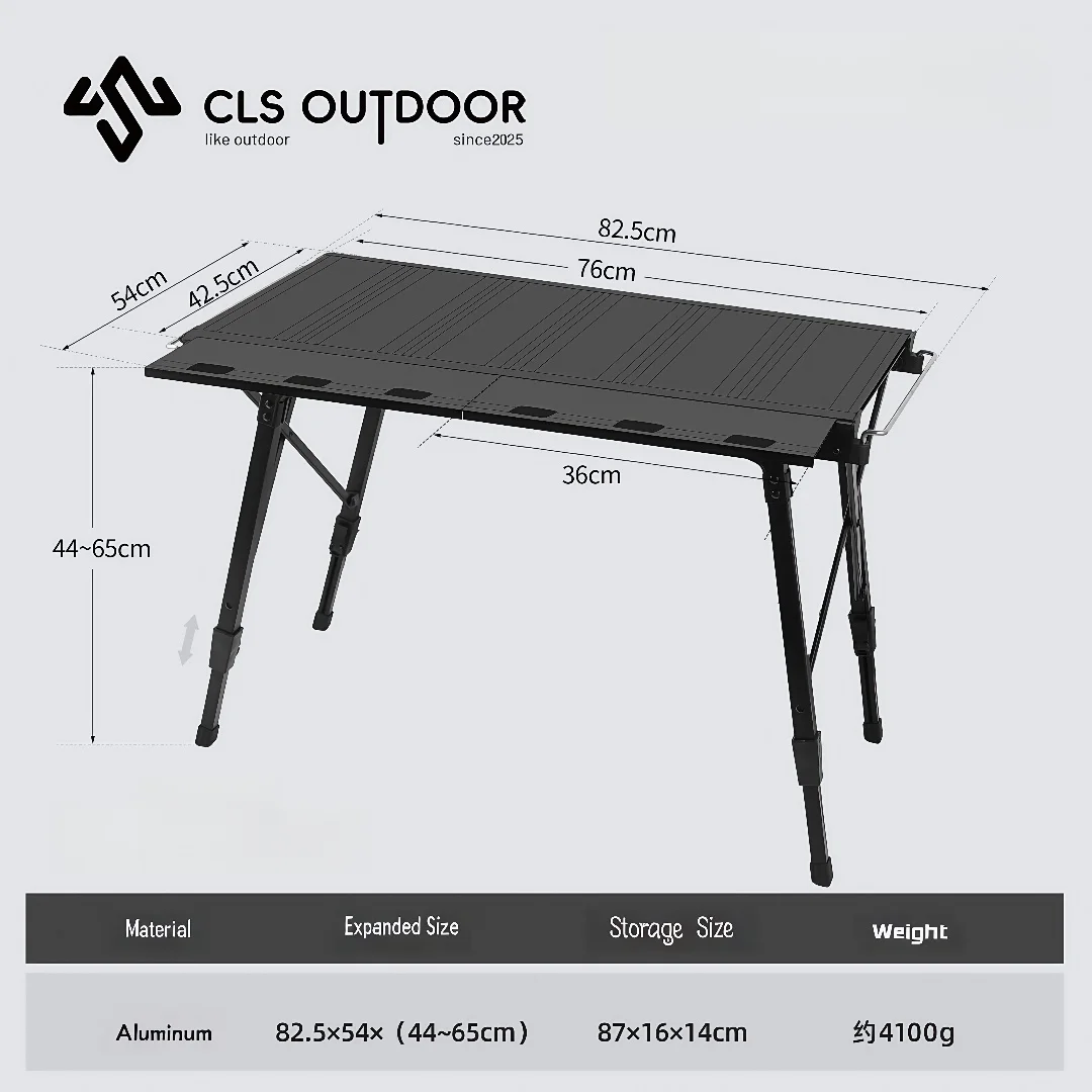 Foldable & Extendable Camping Table Multi-Functional Modular Barbecue & Patchwork Table