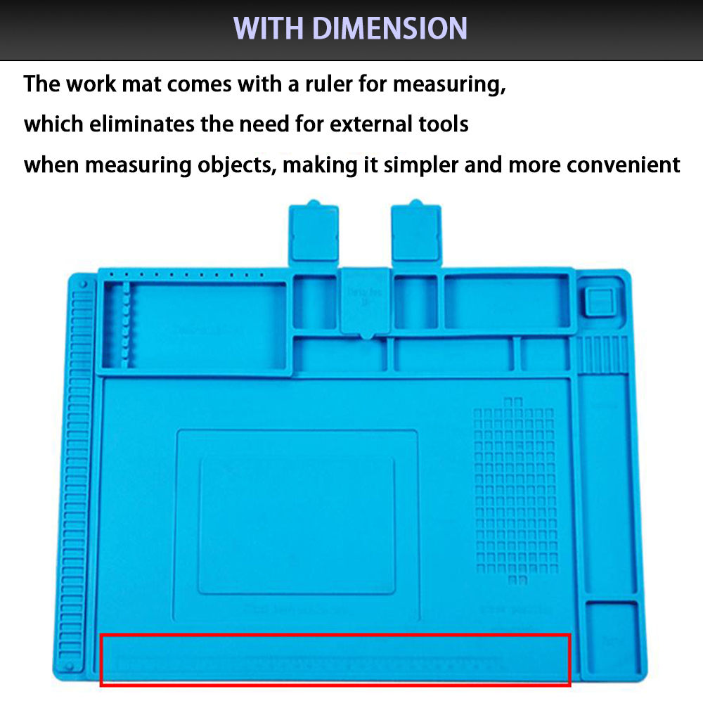 실리콘 단열 패드 솔더 패드 제거 ESD 정전기 방지 고온 저항 전화 마더 보드 수리 작업 패드
