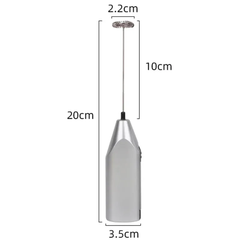 Mini Milk Frother Foamer Coffee Whisk Mixer Blender Handle Wireless Egg Beater Stirrer Cappuccino Maker Cooking