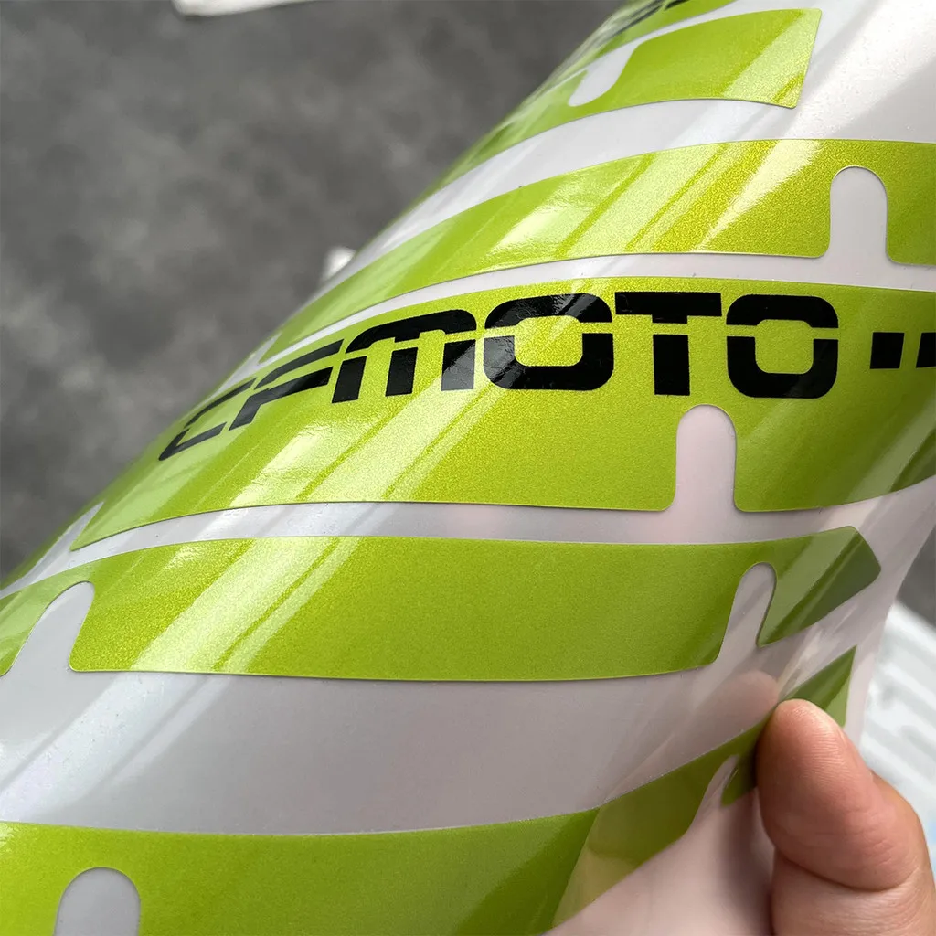 Para CFMOTO 450MT 450 MT IBEX 450 pegatina de anillo circular interior de rueda de motocicleta vinilo reflectante pegatina de raya de llanta impermeable