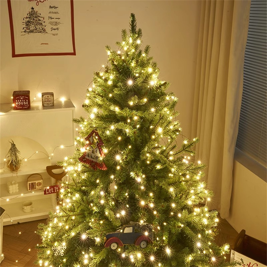 200 m 2000 LED Silber Draht Lichterkette Wasserdicht Stecker In Weihnachtsbaum Hängen Girlande Licht Outdoor Weihnachten String Licht