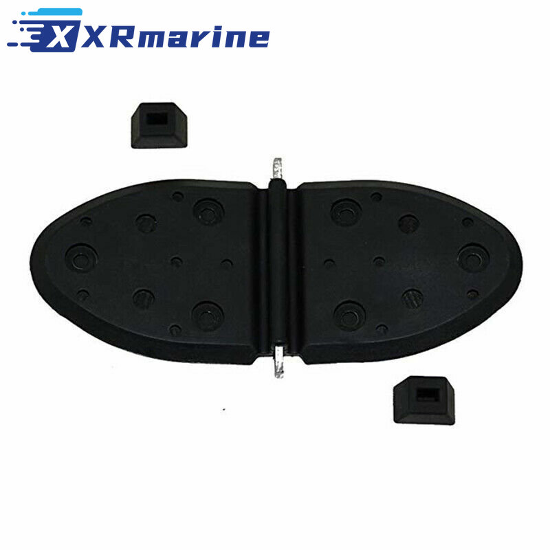 Pair of Exhaust Flappers Water Shutter Assembly for MerCruiser Stern Drive 4.3-8.1L 807166A1