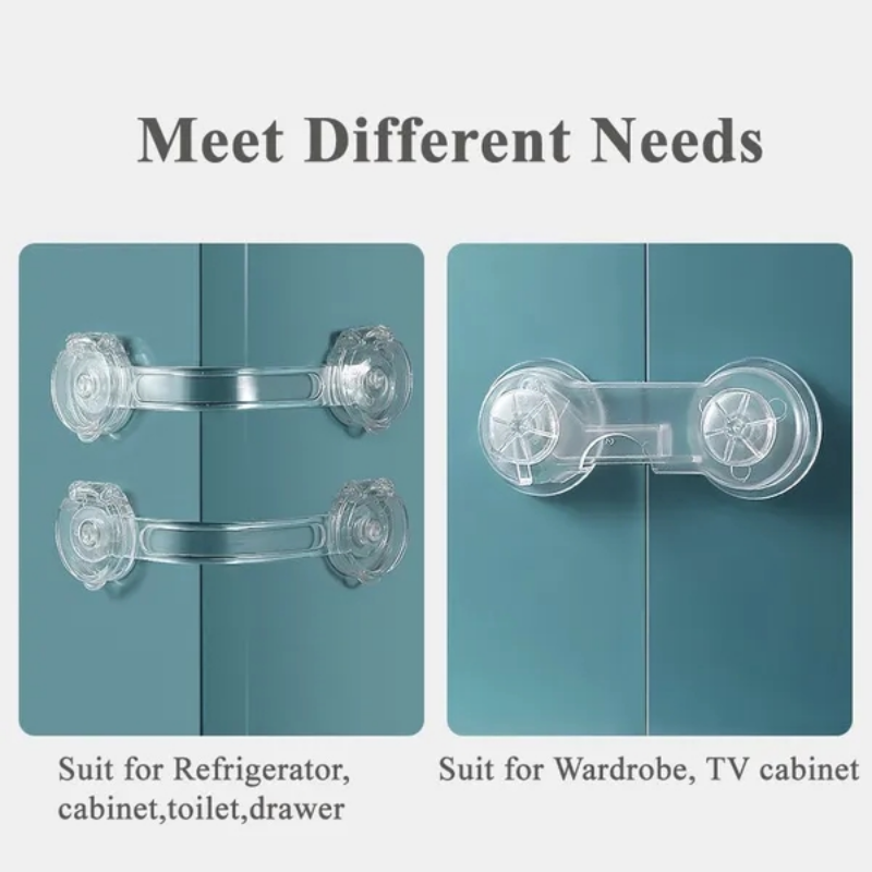 1〜5個のベビーセーフティロック,引き出しキャビネットドア,開閉,子供の保護ロックバックル,ピンチ防止セキュリティロッカー