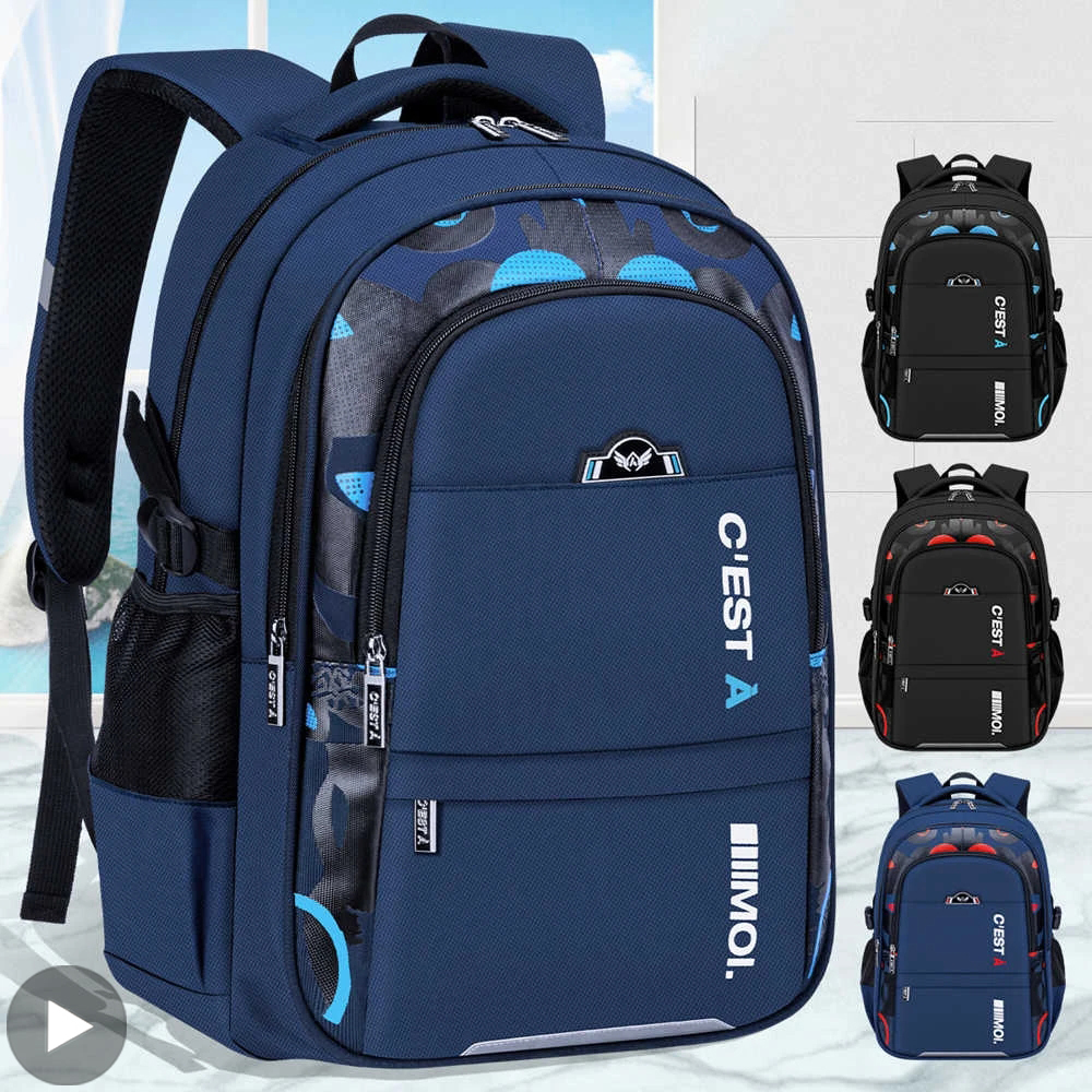 Plecak Szkolny Plecak Dla Chłopca Dzieci Dziecko Nastolatek Tornister Mężczyzna Mężczyźni Podstawowy Bookbag Bagpack Book Portfolio Teen