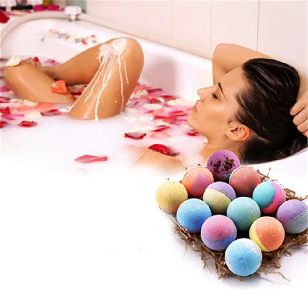 Bath Bombs สําหรับผู้หญิงชุดของขวัญ 12 ชิ้นธรรมชาติ Fizz Effect สําหรับ Bubble & Spa ของขวัญที่น่าตื่นตาตื่นใจสําหรับภรรยา, แฟน, แม่