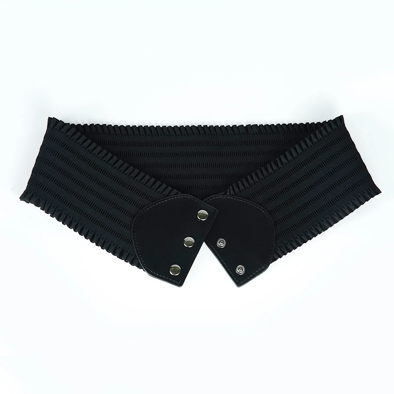 High Elastic Elastic Women's Belt Bohemian Elastic Pu Belt Women's Elastic Tight Waist Belt Jeans Dress Elastic Wide Belt