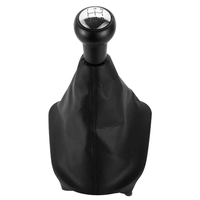 Botão de mudança de engrenagem de 5 velocidades para Peugeot 207 307 406 Citroen C3 C4 C5 XSARA Shifter Lever Stick Gaiter Boot Cover Novos acessórios para carro