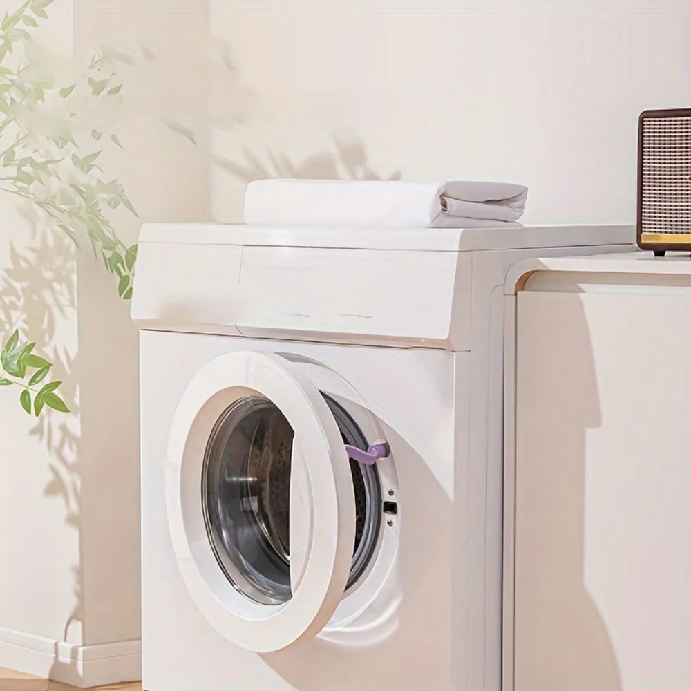 Fechadura de segurança para porta de lavanderia, ventilada e anti-molde, clipe de proteção para máquina de lavar e banheira, 0,79x3,94 polegadas, 1 peça