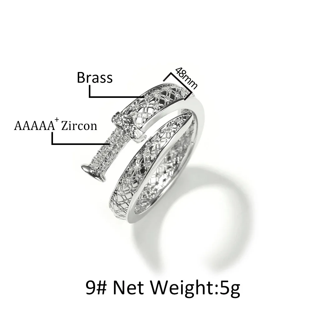 RAKOL Snake Ring Micro Inlaid Zircon Wound Small Female Simplicity Minority Designer Fashion Index Finger Ring