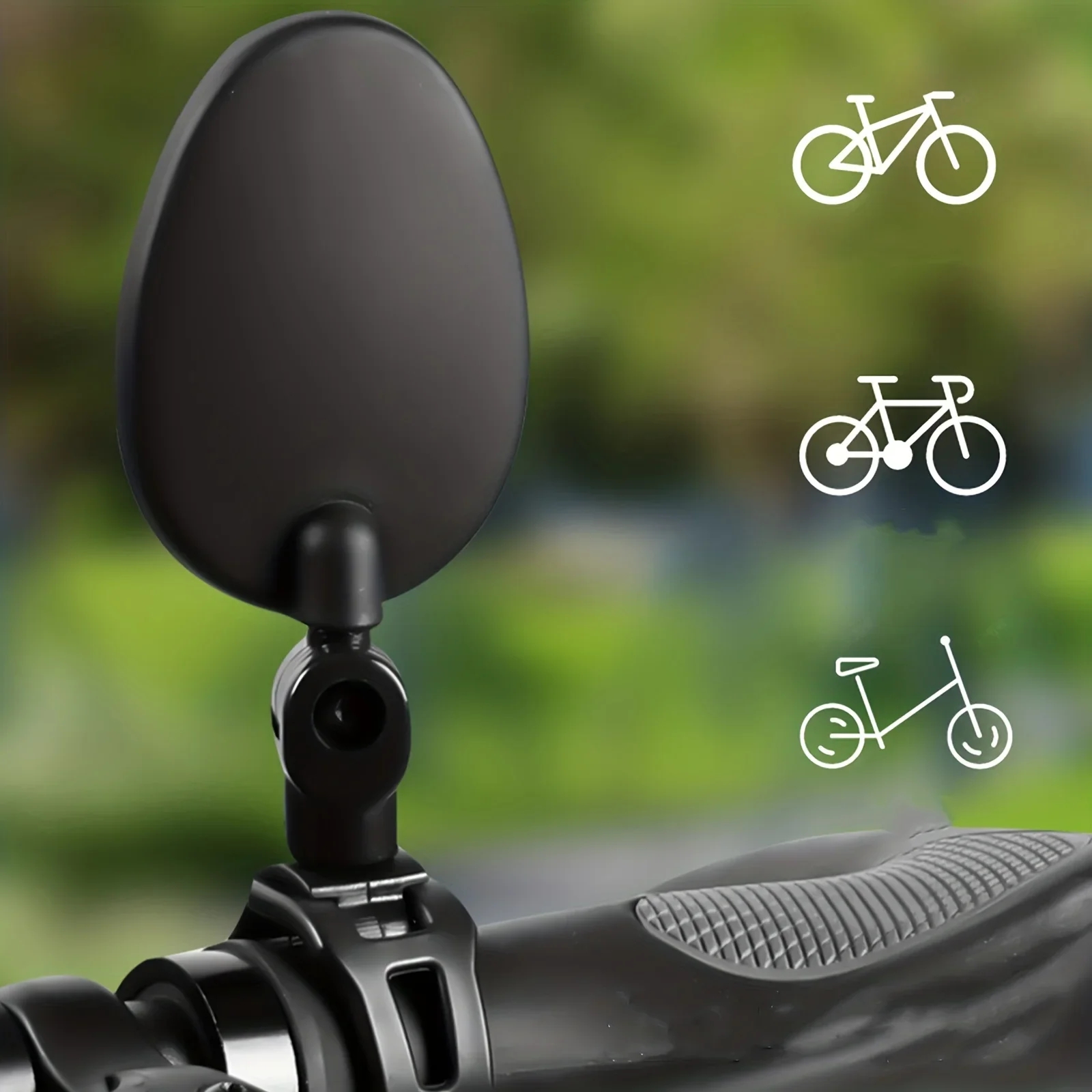 Fahrrad-Rückspiegel, 360° drehbar, verstellbar, Fahrrad-Rückspiegel, Weitwinkel, Rennrad, Lenker, universelles MTB-Zubehör
